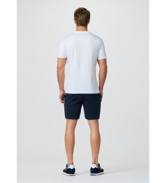 Hackett London T-shirt met blokgrafiek en klassiek logo wit