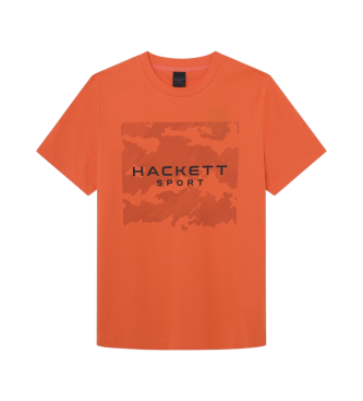 Hackett London T-shirtHs Camo Graphic laranja