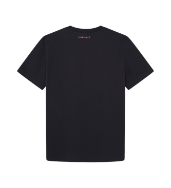 Hackett London T-shirtHs Camo Grafik schwarz