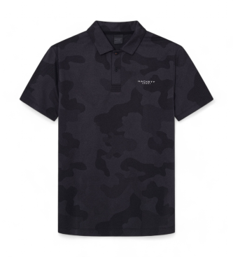 Hackett London Polo Hs Camo Print negro