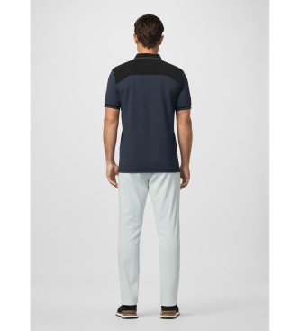 Hackett London HS City Block blue polo shirt