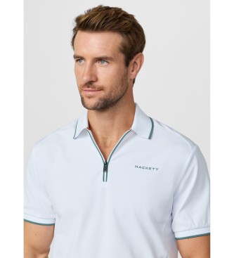 Hackett London Polo city cremallera fit cl�sico blanco