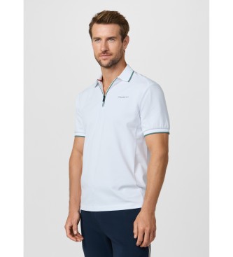 Hackett London Polo city cremallera fit cl�sico blanco