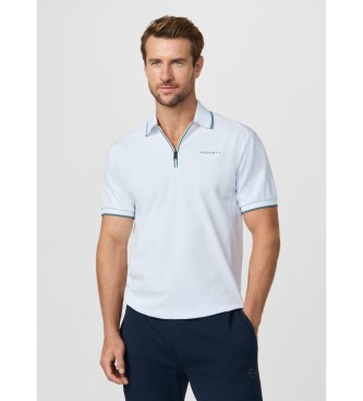 Hackett London Polo city cremallera fit cl�sico blanco
