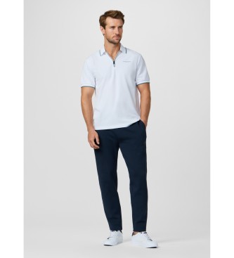 Hackett London Polo city cremallera fit cl�sico blanco