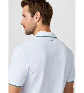Hackett London Polo city cremallera fit cl�sico blanco