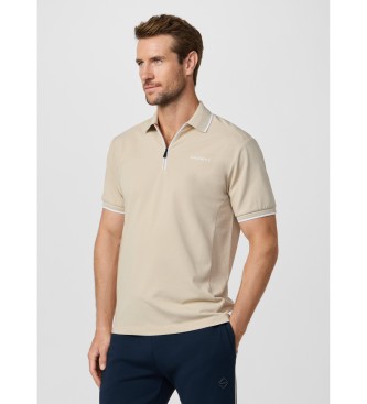 Hackett London Polo city cremallera fit cl�sico beige