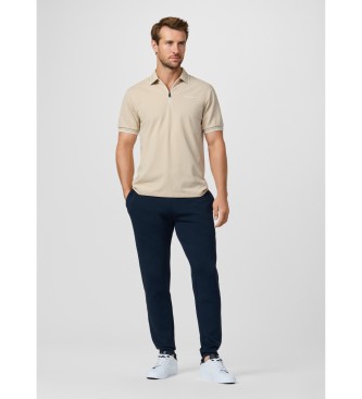 Hackett London Polo city cremallera fit cl�sico beige