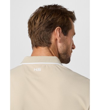 Hackett London Polo city cremallera fit cl�sico beige