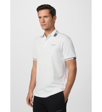 Hackett London HS City Tip white polo shirt