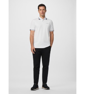 Hackett London HS City Tip white polo shirt