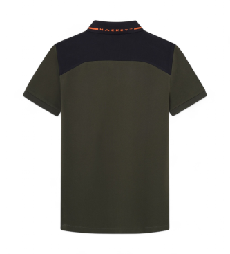 Hackett London Hs Colour Block zelena polo majica