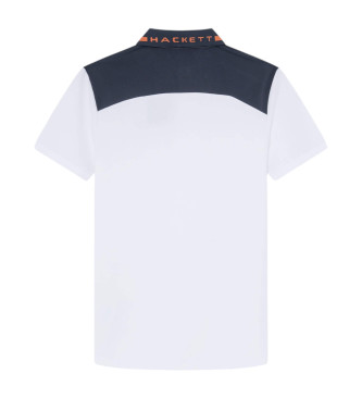 Hackett London Polo Hs Colour Block hvid