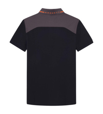 Hackett London Polo Hs Colour Block noir