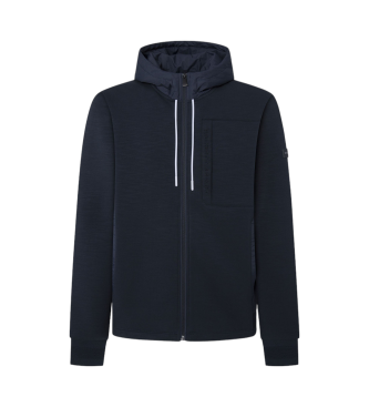 Hackett London Sweatshirt Hs Commuter Hoody Fz navy