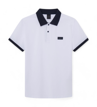 Hackett London Polo Hs Kontrastna bela