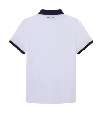 Hackett London Polo Hs Contrast blanco