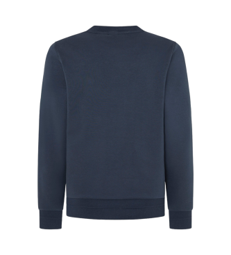 Hackett London Hs Embossed Crew navy sweatshirt