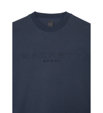 Hackett London Hs Embossed Crew navy sweatshirt