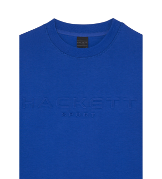 Hackett London Sudadera Hs Embossed Crew azul