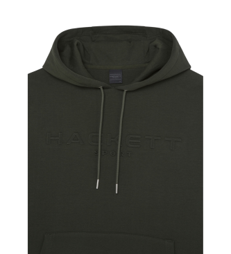 Hackett London Sweatshirt Hs groen relif 