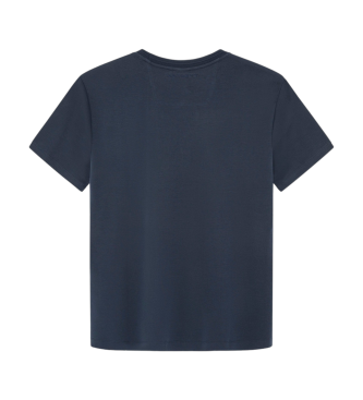 Hackett London T-shirt Hs Embossed navy