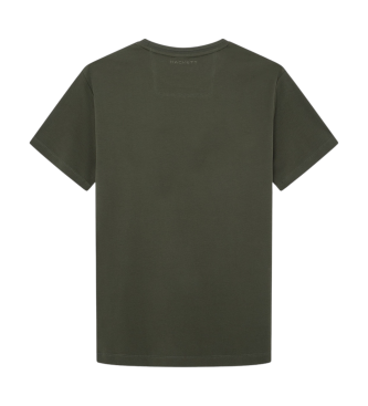 Hackett London Hs T-shirt med prgling grn