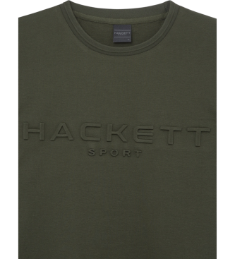 Hackett London Hs T-shirt med prgling grn