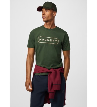 Hackett London Maglietta HS Essential Box verde