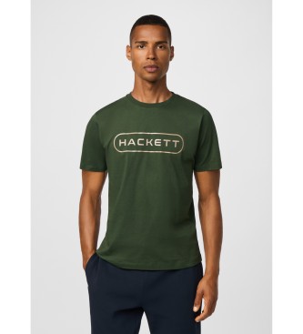 Hackett London Maglietta HS Essential Box verde
