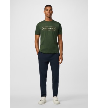 Hackett London Maglietta HS Essential Box verde
