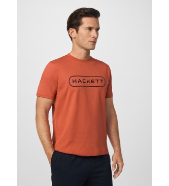 Hackett London Maglietta arancione Essential Box