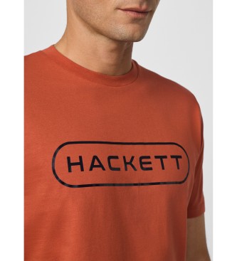 Hackett London Maglietta arancione Essential Box