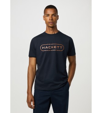 Hackett London T-shirt Essential Box blu navy