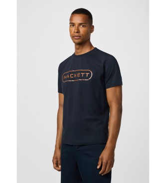 Hackett London T-shirt Essential Box blu navy