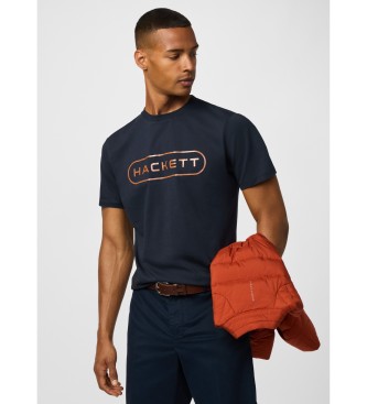 Hackett London T-shirt Essential Box blu navy