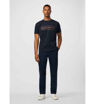 Hackett London T-shirt Essential Box blu navy