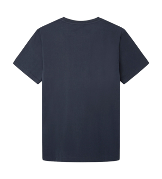 Hackett London T-shirt Hs Essential Box granatowy