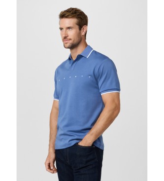 Hackett London Polo con logo fit cl�sico azul