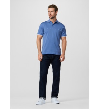 Hackett London Polo con logo fit cl�sico azul