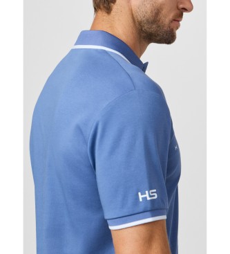 Hackett London Polo con logo fit cl�sico azul