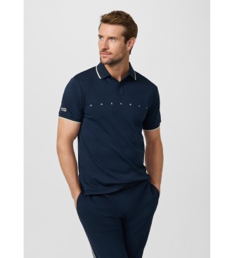 Hackett London Polo con logo fit cl�sico marino