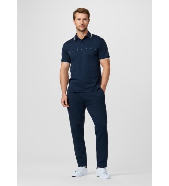 Hackett London Polo con logo fit cl�sico marino