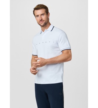 Hackett London Polo con logo fit cl�sico blanco