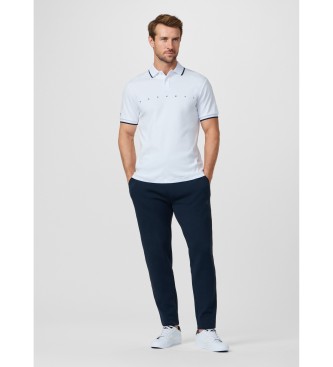 Hackett London Polo con logo fit cl�sico blanco