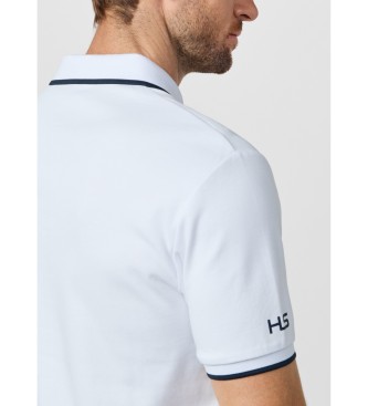Hackett London Polo con logo fit cl�sico blanco