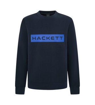 Hackett London Sweatshirt Hs Essential Sp Crew navy