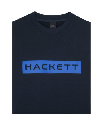 Hackett London Sweatshirt Hs Essential Sp Crew navy