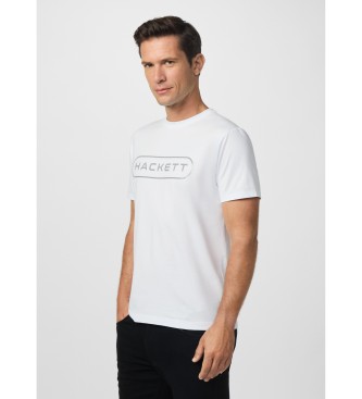 Hackett London Camiseta HS Essential Tee blanca