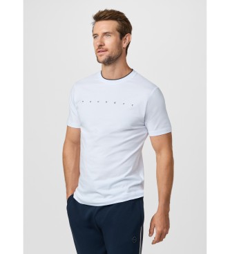 Hackett London T-shirt met klassiek logo wit